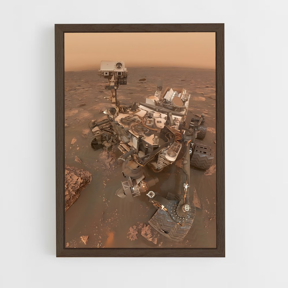 Poster Curiosity en Mission – affiche Astronomie (vue 5)